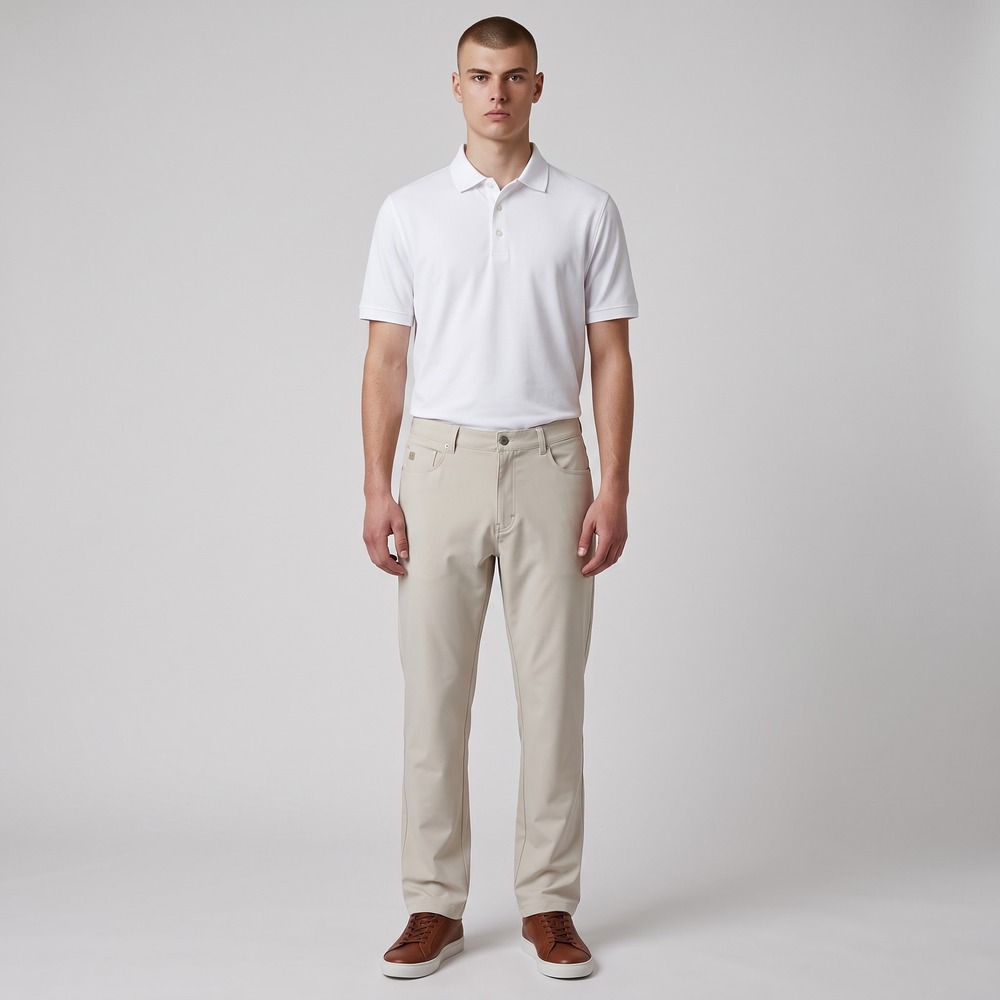 Peter Millar EB66 Performance Pants Mens 40x34 Stone New Five-Pocket ME0EB66FB